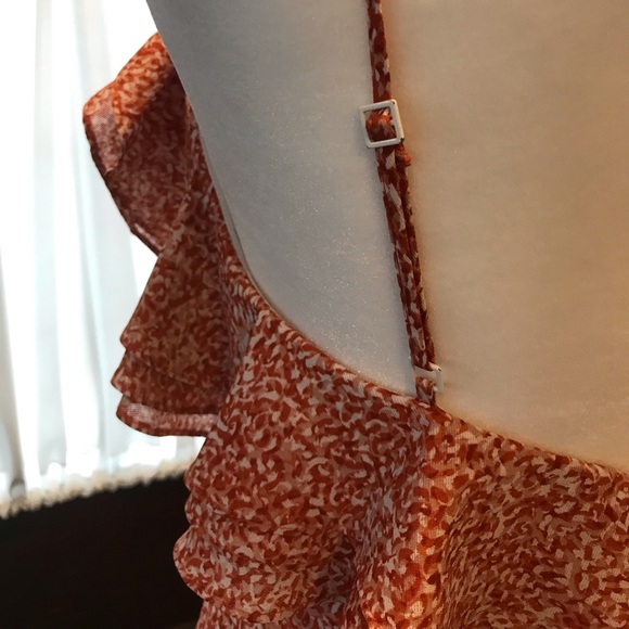 C/MEO COLLECTIVE Red/white dress Sz S & M RRP $214 - Picture 6 of 7